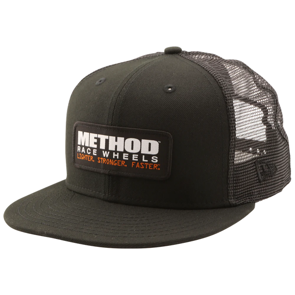 Method New Era Patch Trucker Hat Snapback | Black