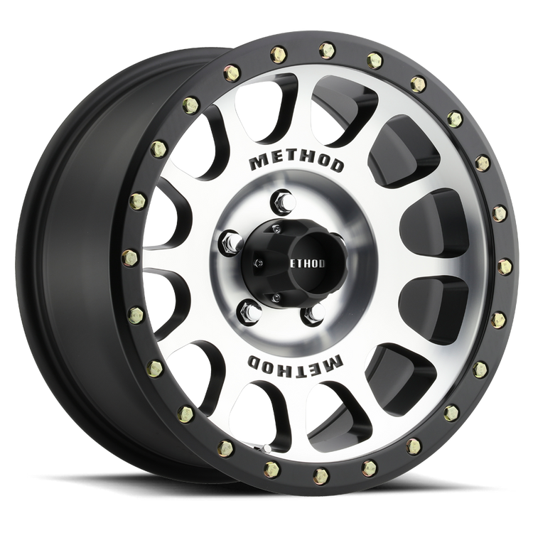 305-HD | NV | Machined - Matte Black Lip – Method Race Wheels Australia