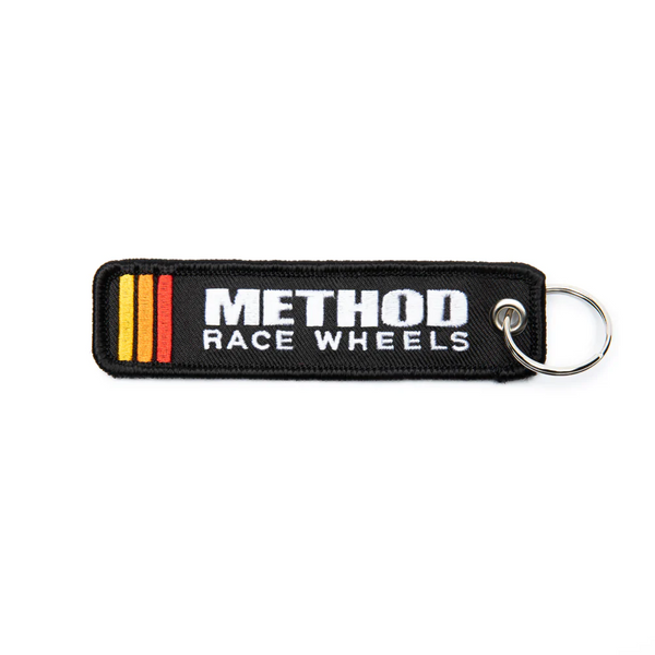 Method Classic Stripes Logo Keychain | Black [FREE WITH APPAREL ORDERS $75+]
